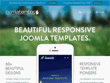 Tablet Screenshot of joomlabamboo.com